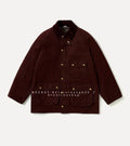 A.PRESSE 26AW Vintage Silk Hemp Riding Oiled Jacket