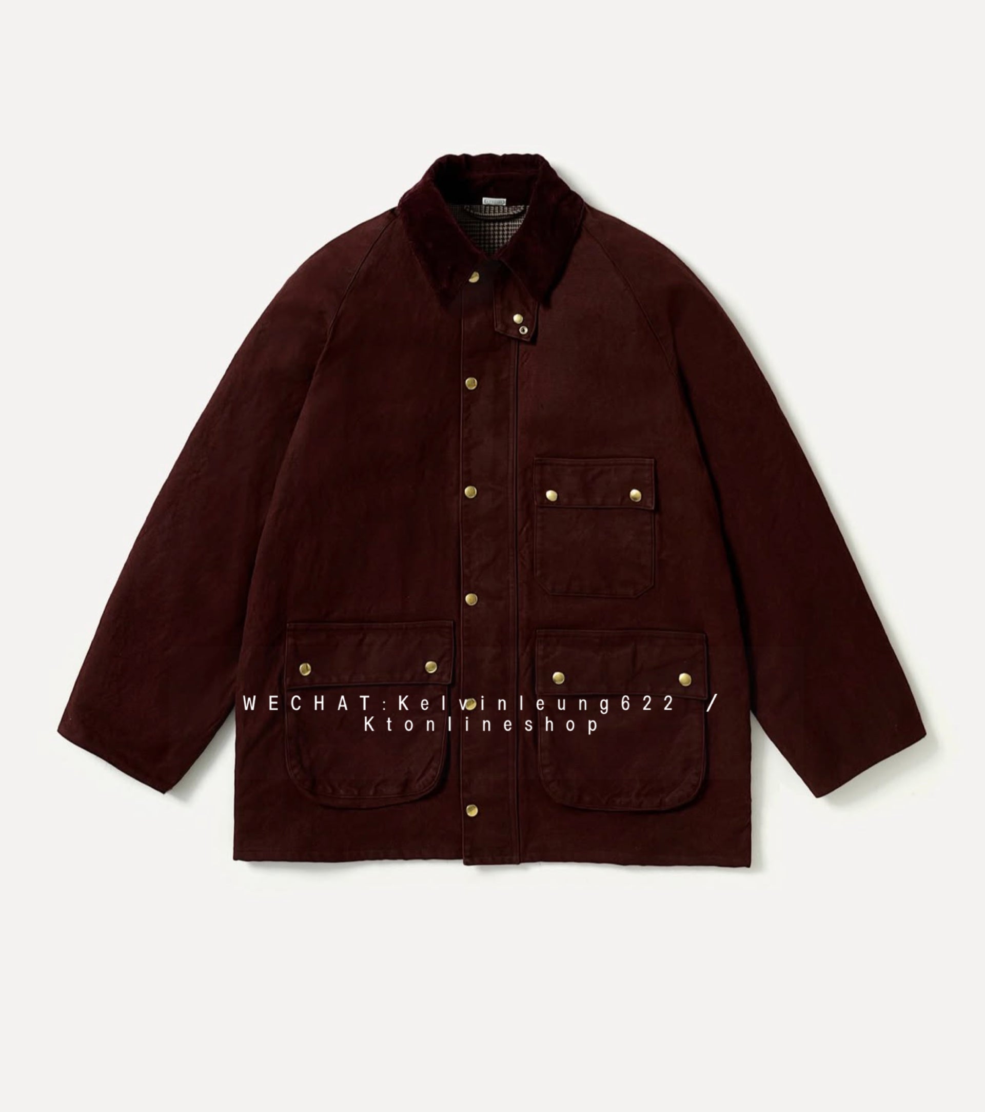 A.PRESSE 26AW Vintage Silk Hemp Riding Oiled Jacket