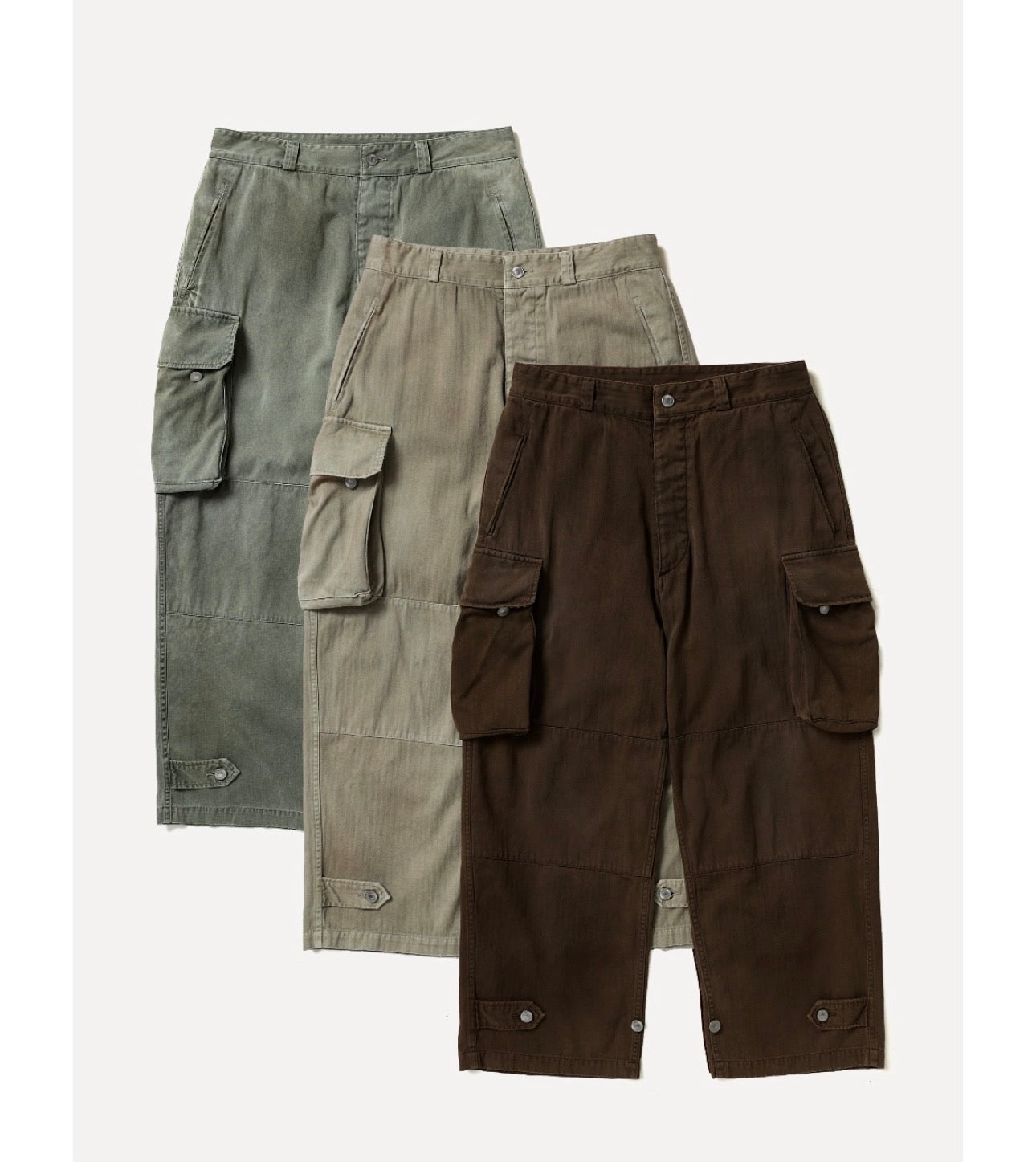 A.PRESSE 26SS Vintage FA HBT M-47 Pants