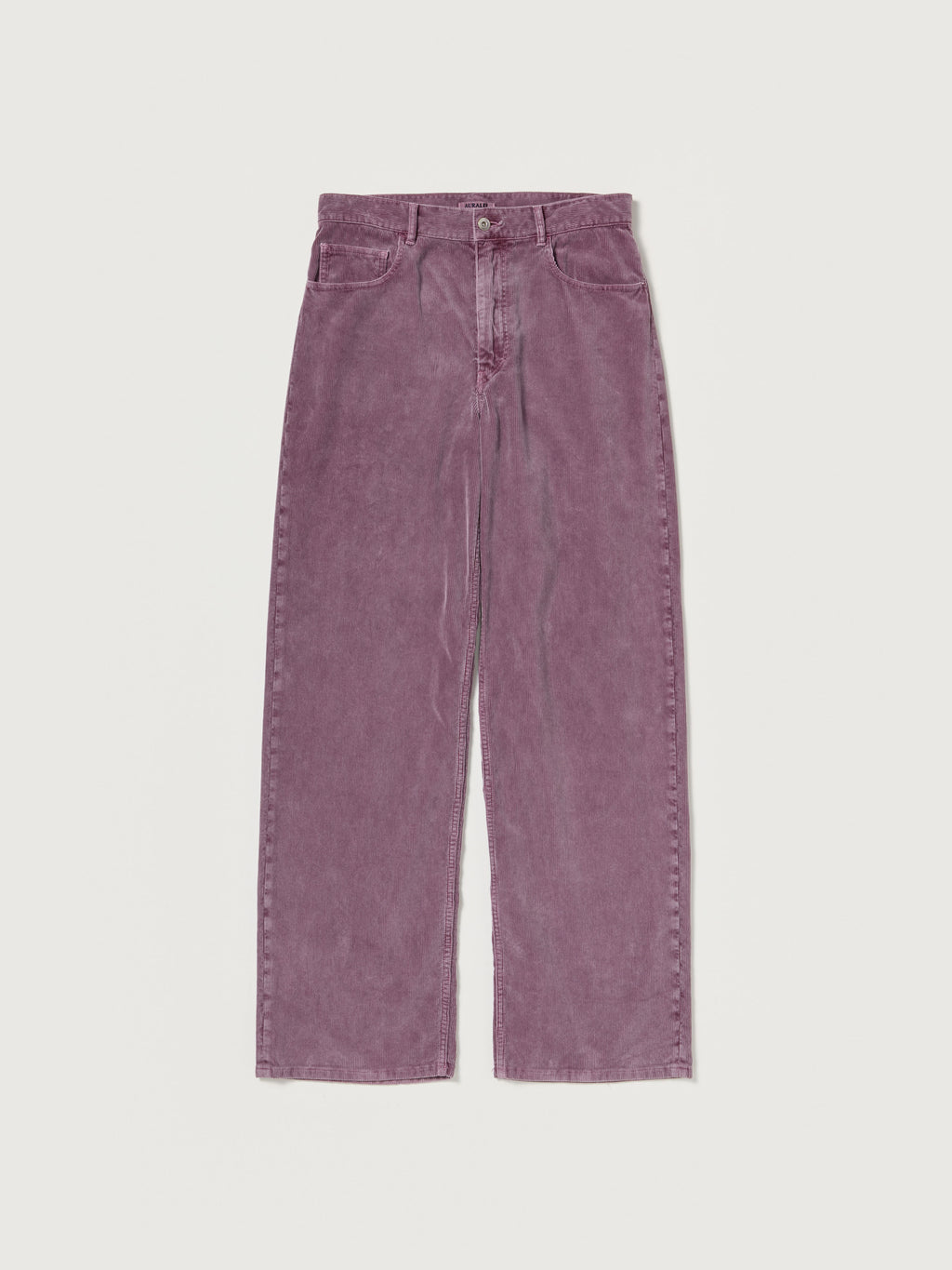 Auralee 26AW GARMENT-DYED FINX CORDUROY 5P WIDE PANTS