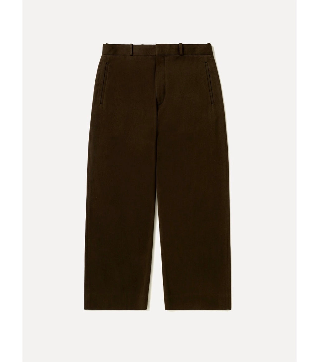 A.PRESSE 26AW Cotton Silk Twill Wide Trousers