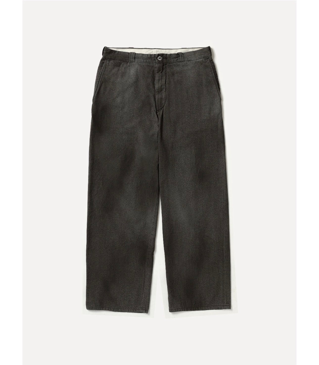 A.PRESSE 26AW Vintage Black Chambray Work Pants
