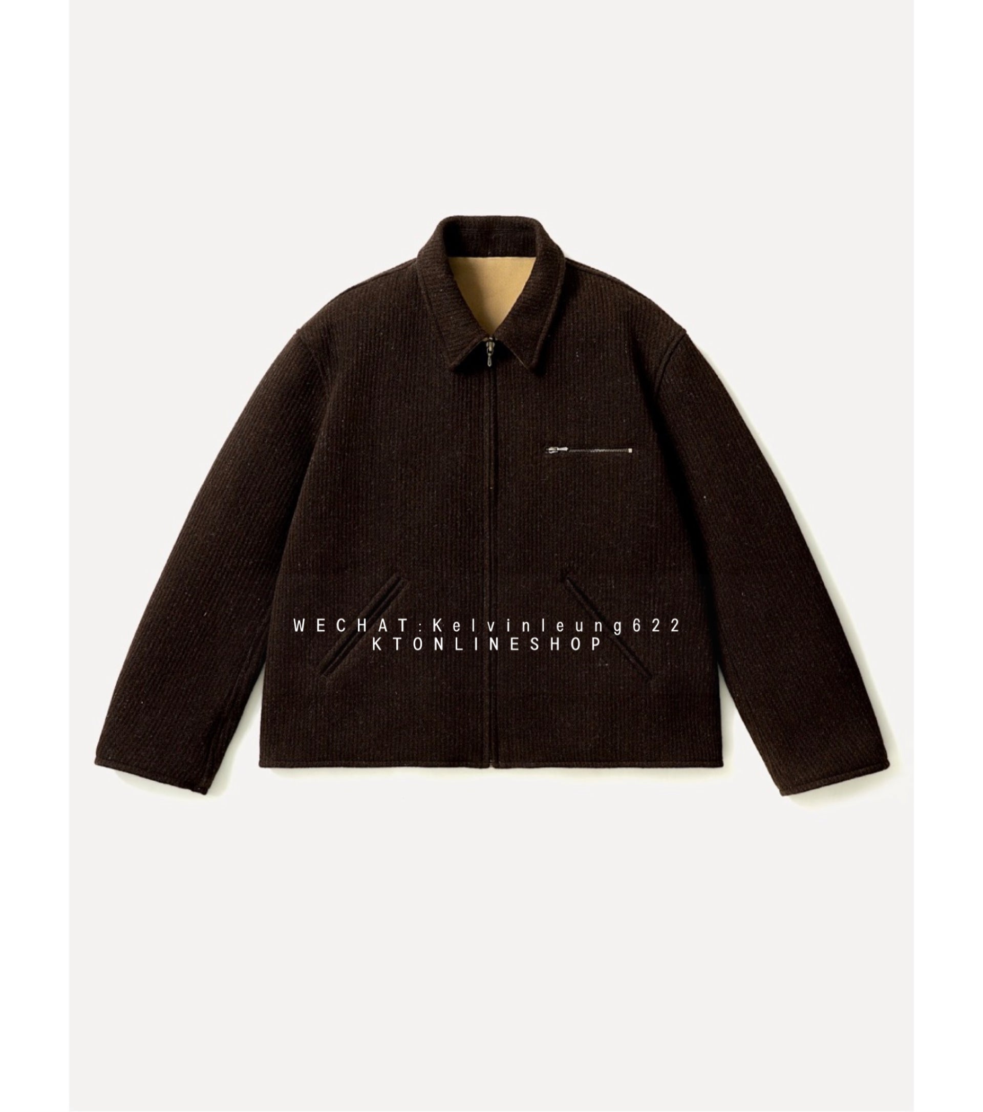 A.PRESSE 26AW Vintage Wool Cashmere Corduroy Sports Jacket