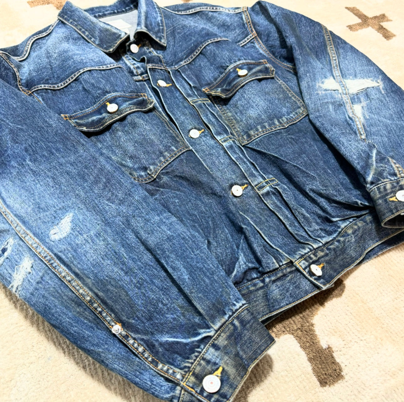 VISVIM 22AW 101XX DRY DMGD-1006
