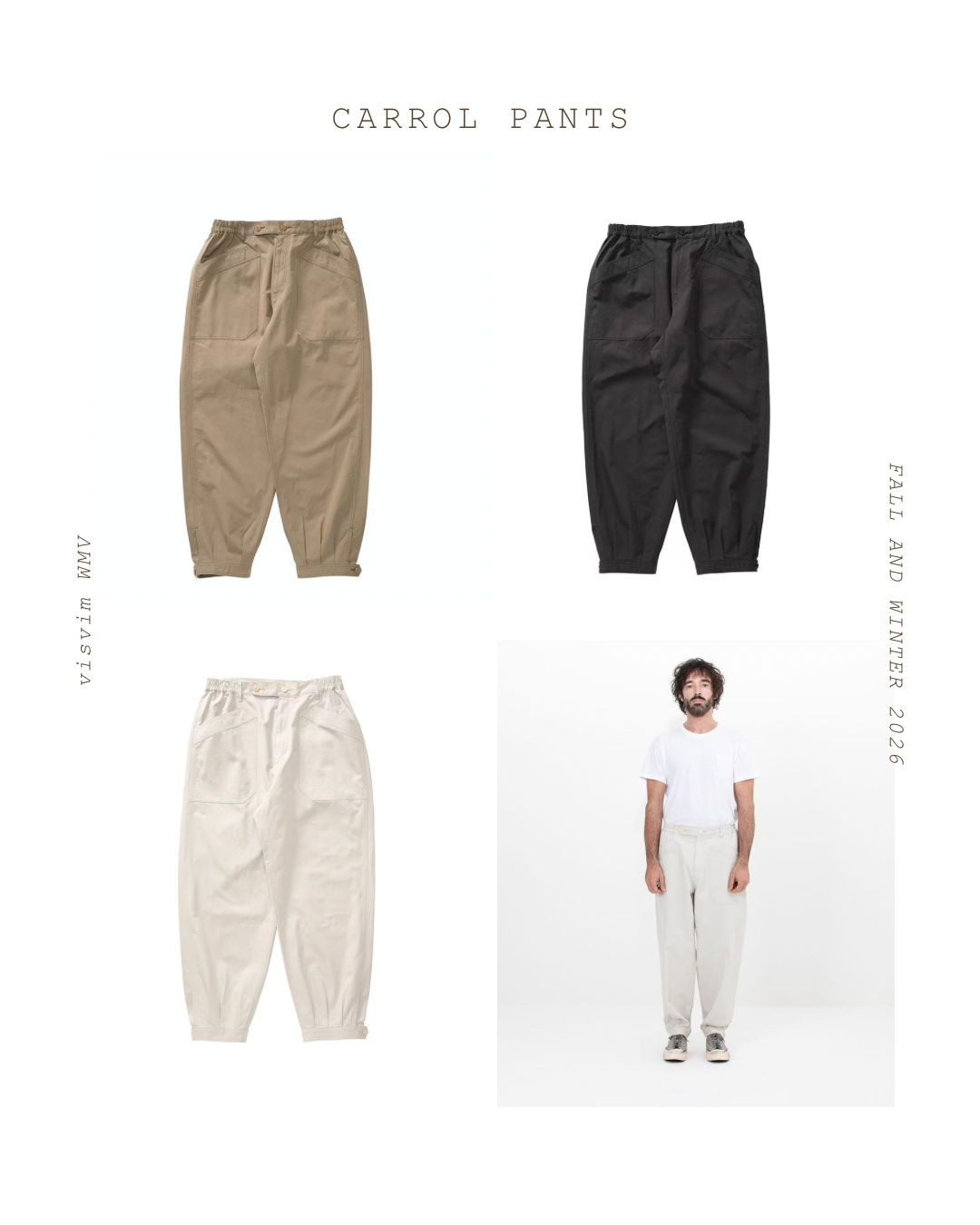 VISVIM 26AW CARROL PANTS