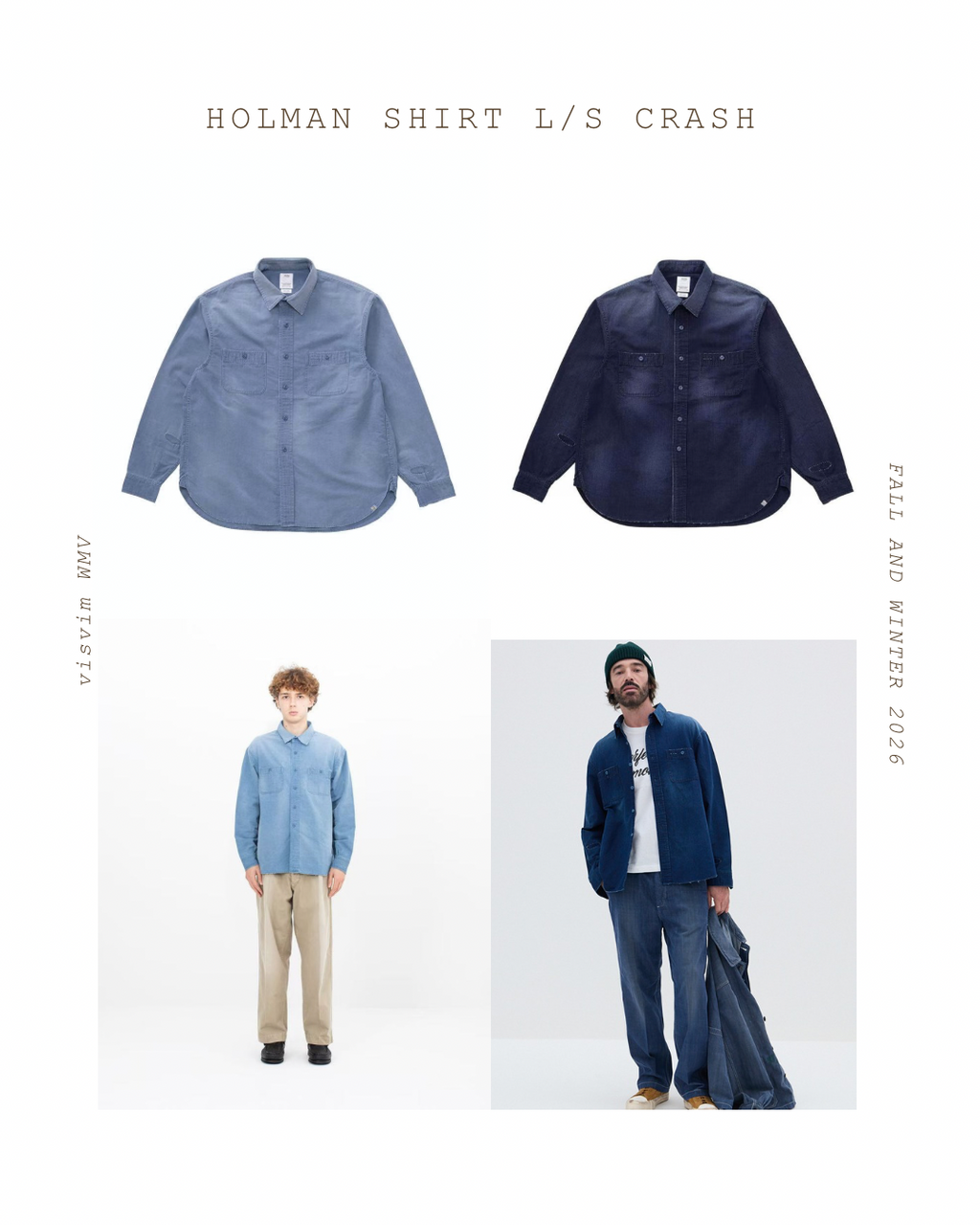 VISVIM 26AW HOLMAN SHIRT L/S CRASH