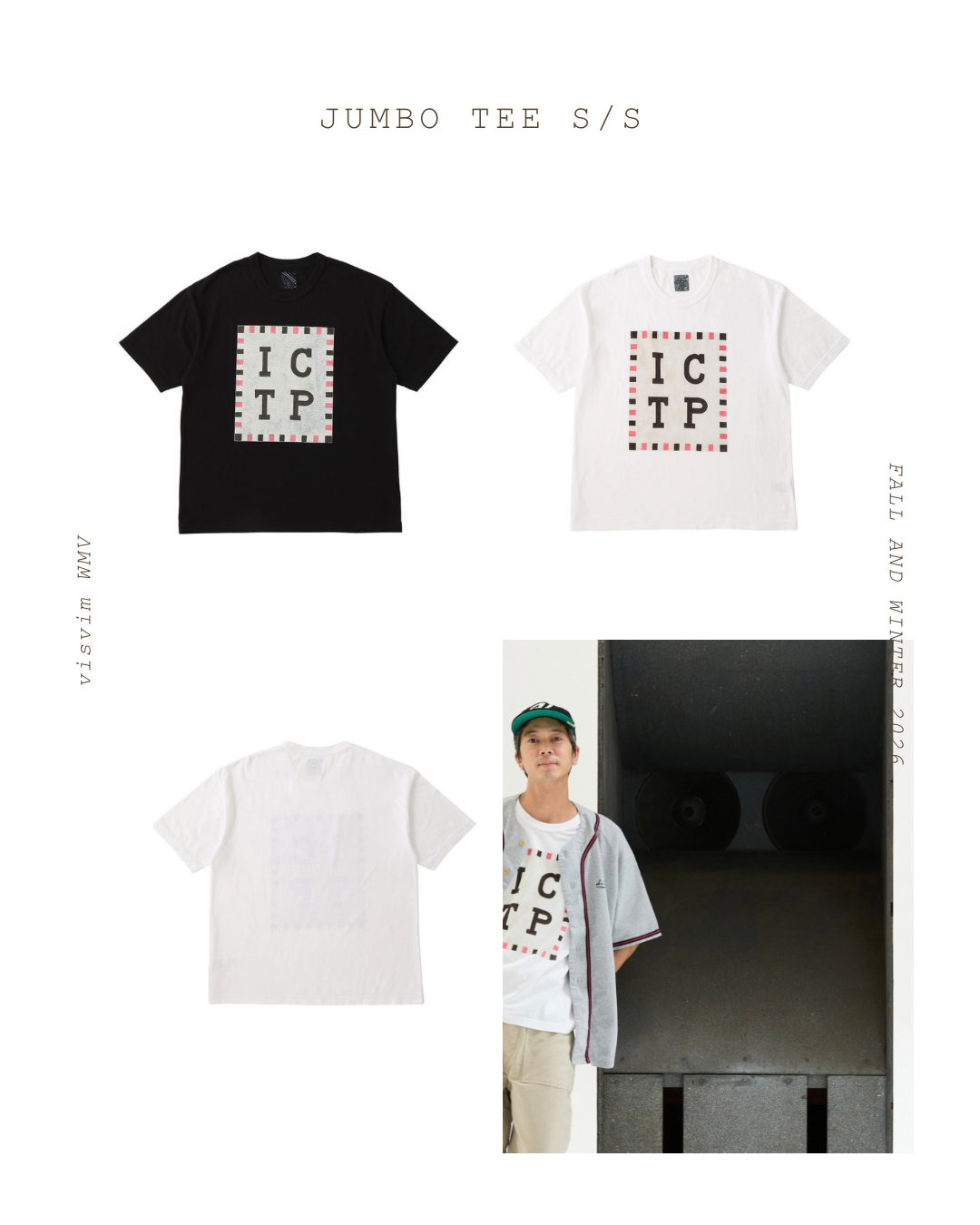 VISVIM 26AW ICT JUMBO TEE S/S