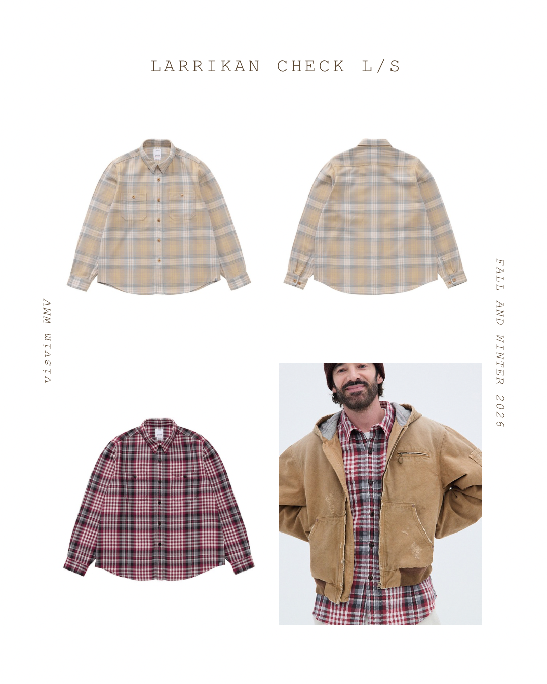 VISVIM 26AW LARRIKAN CHECK L/S
