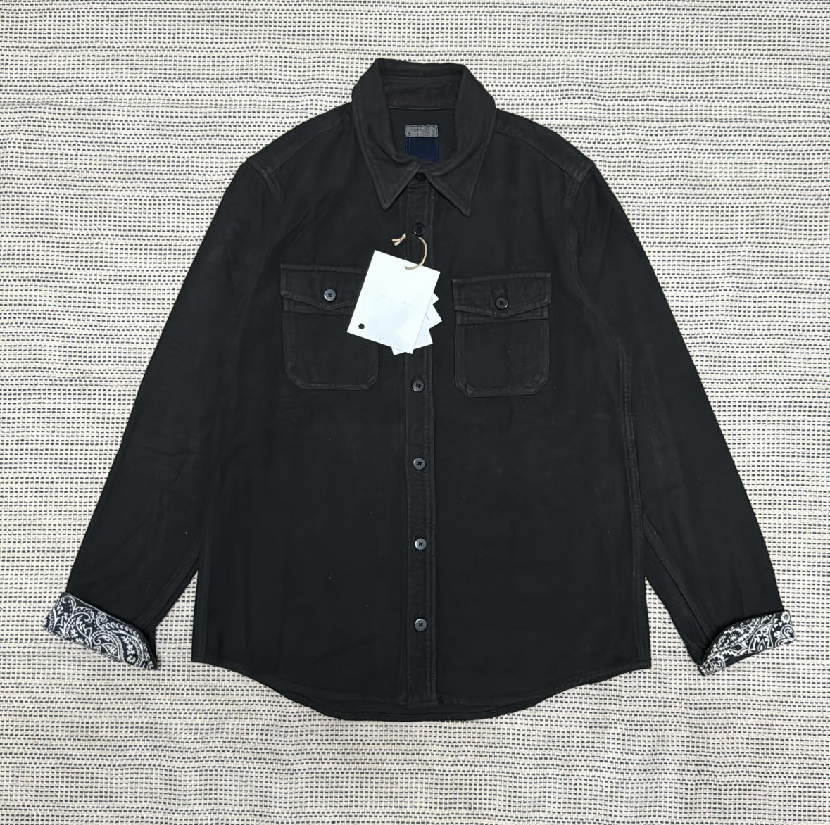 VISVIM ICT BLACK ELK SHIRT (Bandana)