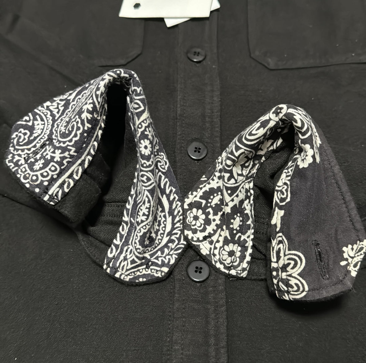 VISVIM ICT BLACK ELK SHIRT (Bandana)