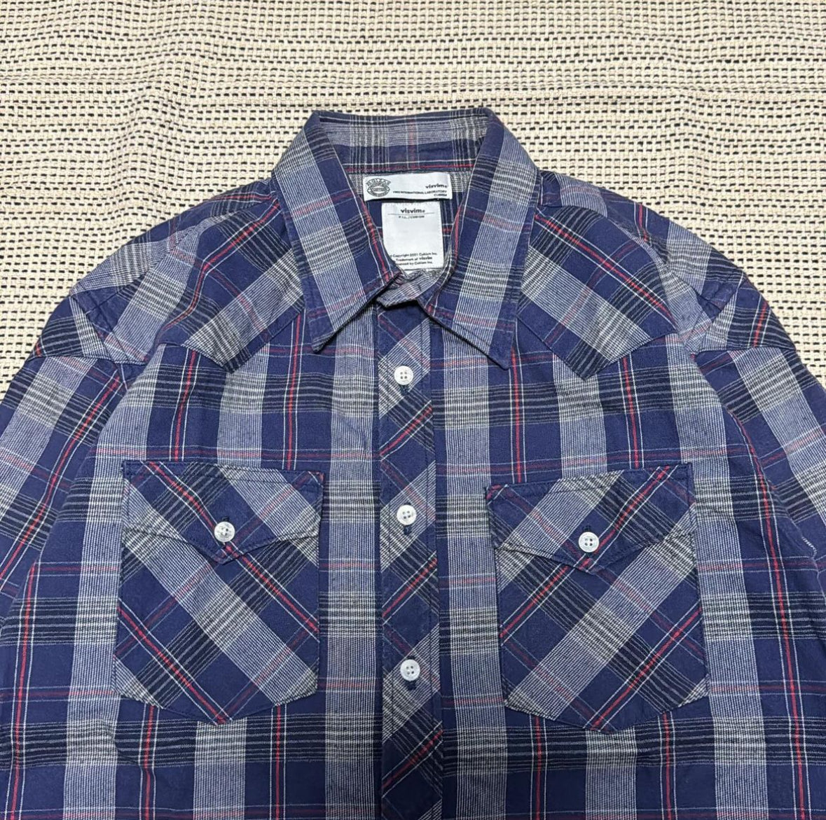 visvim CHECK shirt