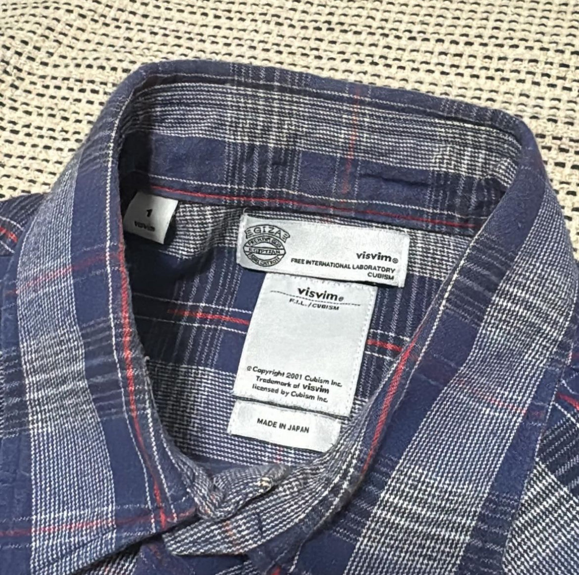 visvim CHECK shirt
