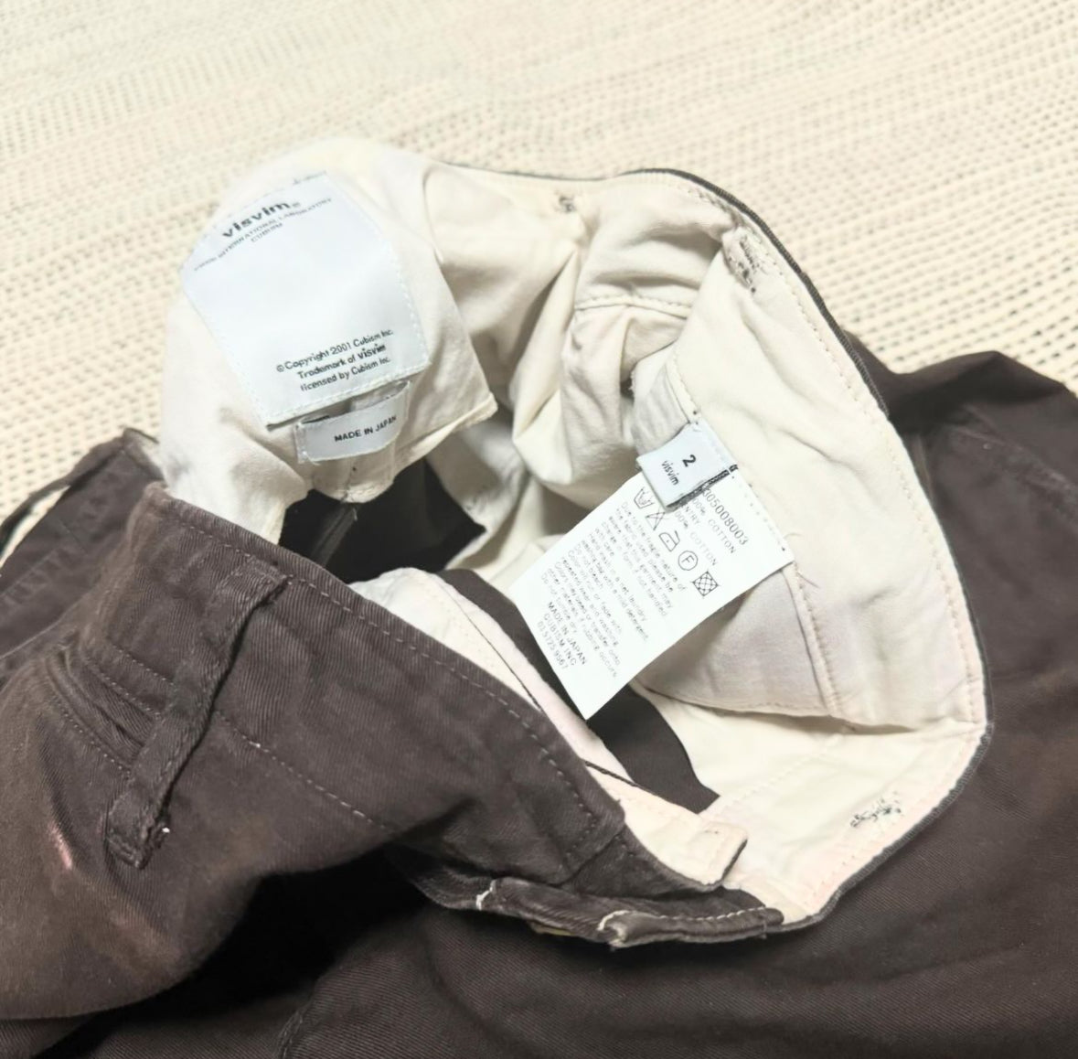 VISVIM CHINO SHORTS
